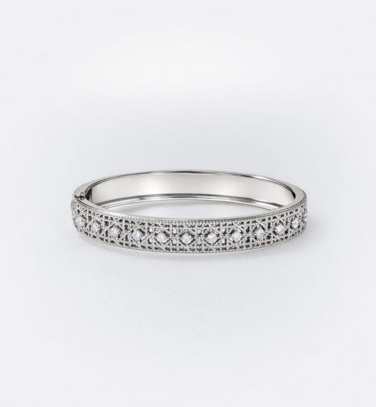 [LUXORA]2026 WOVEN-PATTERN BRACELET SET WITH FULL DIAMOND INLAY THREE-COLORS