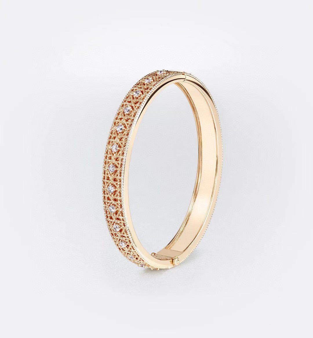 [LUXORA]2026 WOVEN-PATTERN BRACELET SET WITH FULL DIAMOND INLAY THREE-COLORS