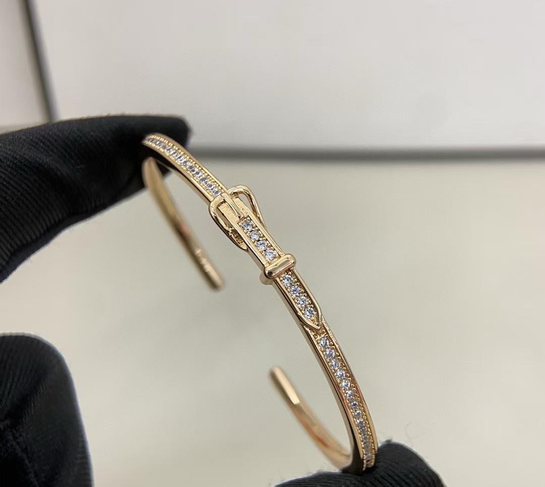[LUXORA]DIAMOND-ENCRUSTED BRACELET THREE COLORS