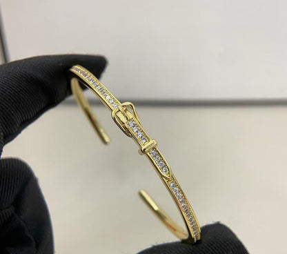 [LUXORA]DIAMOND-ENCRUSTED BRACELET THREE COLORS