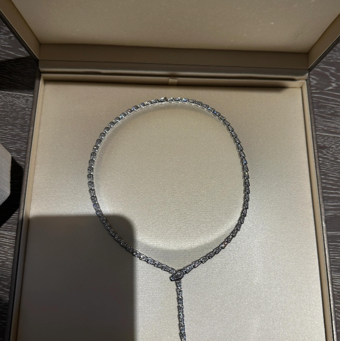 [LUXORA]NEW！SERPENT DIAMOND NECKLACE
