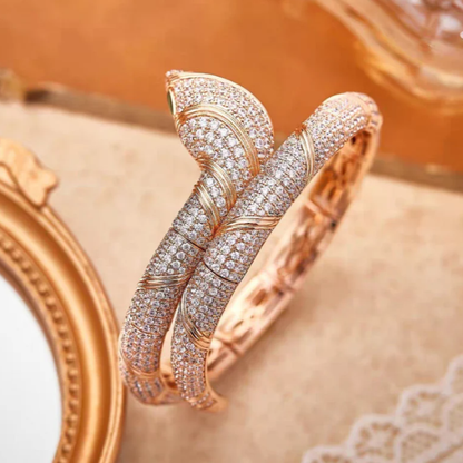 [LUXORA]HAUTE COUTURE GOLD SERPENTI BRACELET