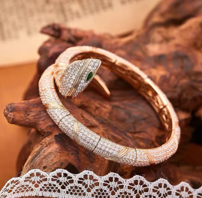 [LUXORA]HAUTE COUTURE GOLD SERPENTI BRACELET