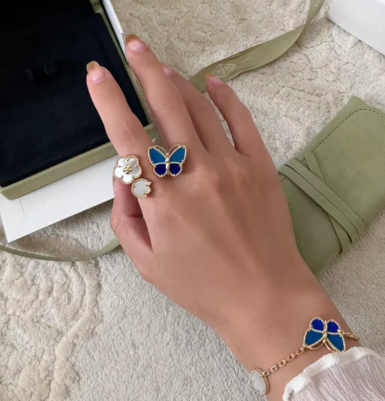 [LUXORA]2026 NEW TWIN BUTTERFLY LUCKY RING