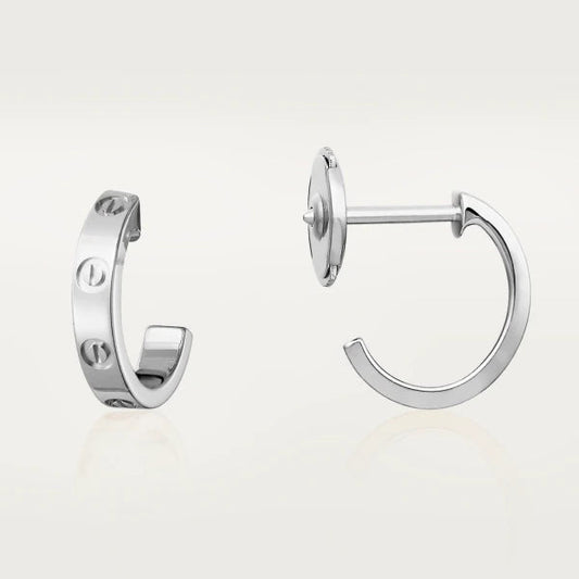 [LUXORA]LOVE EARRINGS 2.65MM SILVER