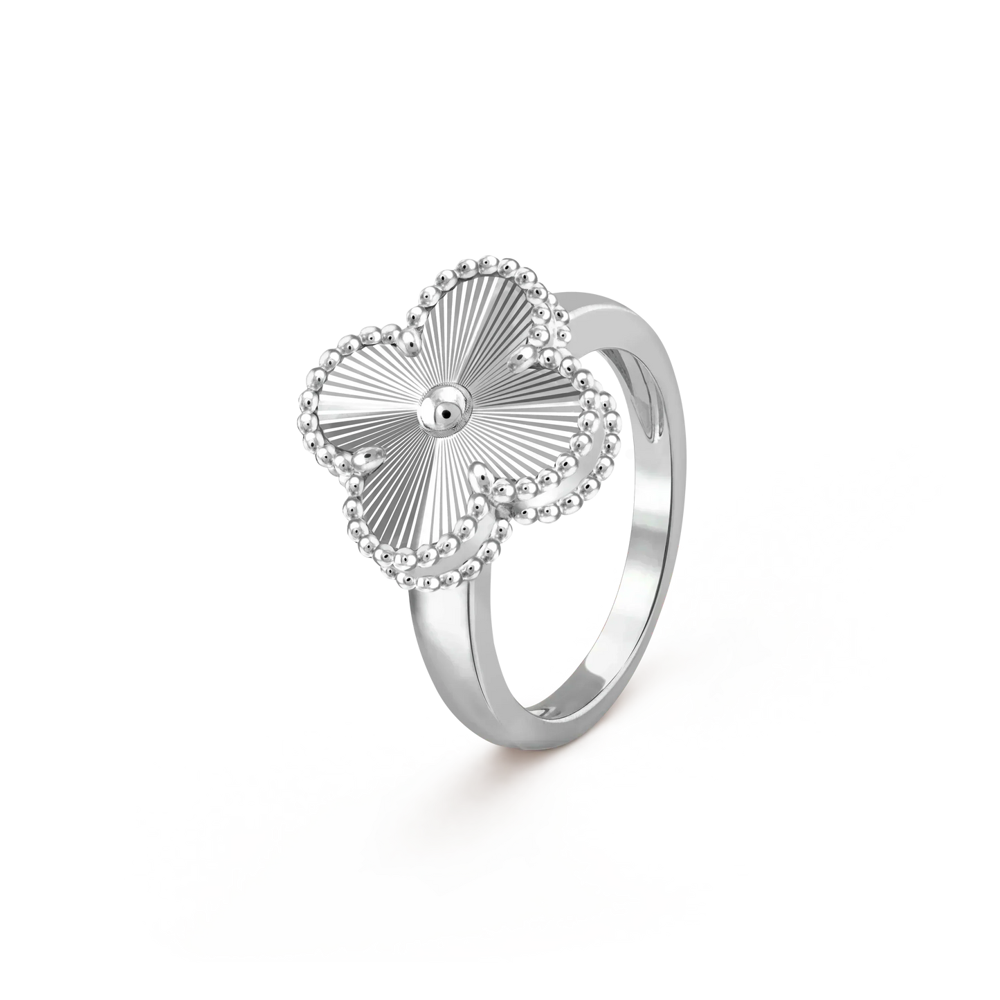 [LUXORA]CLOVER SILVER RING