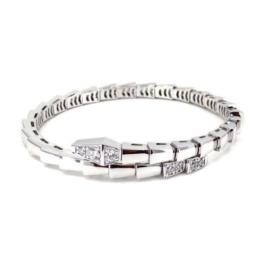 [LUXORA]SERPENTI BRACELET DIAMONDS SILVER