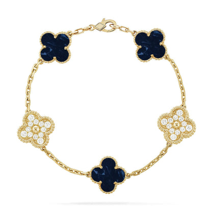 [LUXORA]CLOVER 5 MOTIF PIETERSITE BRACELET COLLECTION
