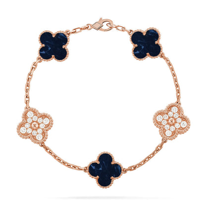 [LUXORA]CLOVER 5 MOTIF PIETERSITE BRACELET COLLECTION
