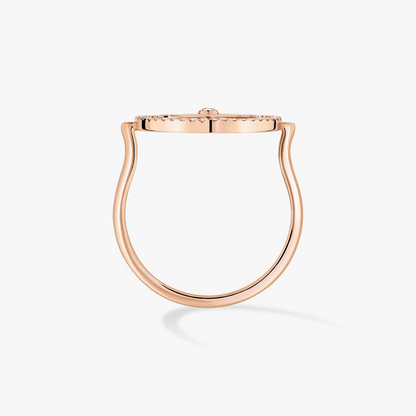 [LUXORA]Demo MOVE PINK GOLD DIAMOND RING