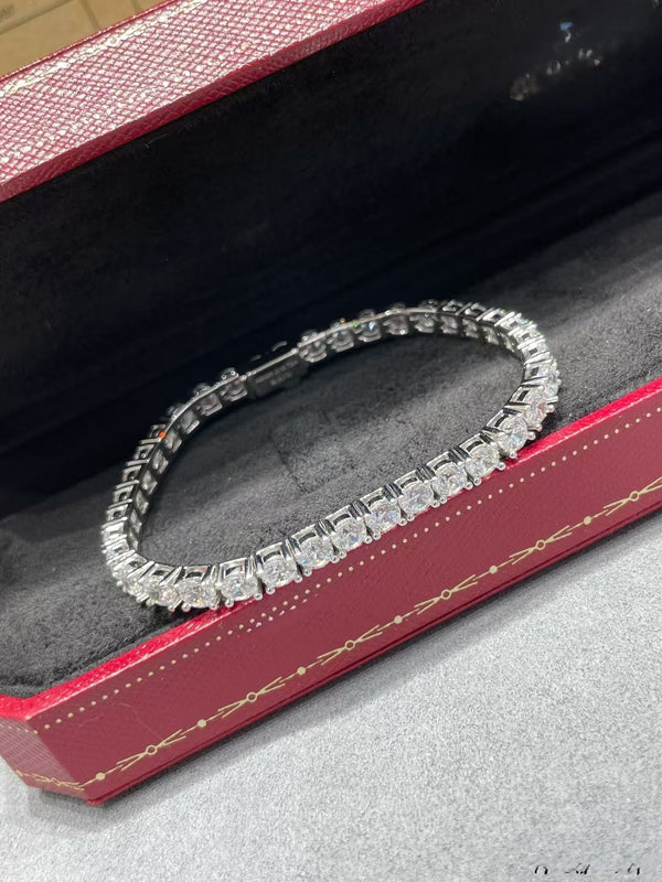 [LUXORA jewelrys]TENNIS BRACELET WITH FULL DIAMOND SETTING