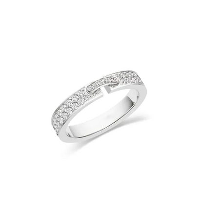 [LUXORA]ALLIANCE LIENS VIDENCE PAVED DIAMOND 4MM RING