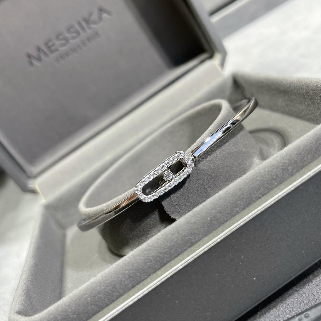 [LUXORA]Move Uno pavé flex bangle medium