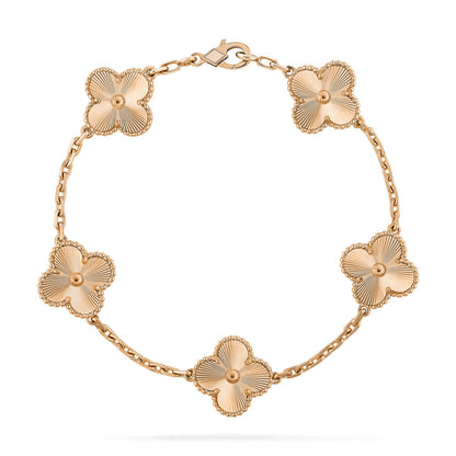 [LUXORA] CLOVER 5 MOTIF LASER BRACELET COLLECTION