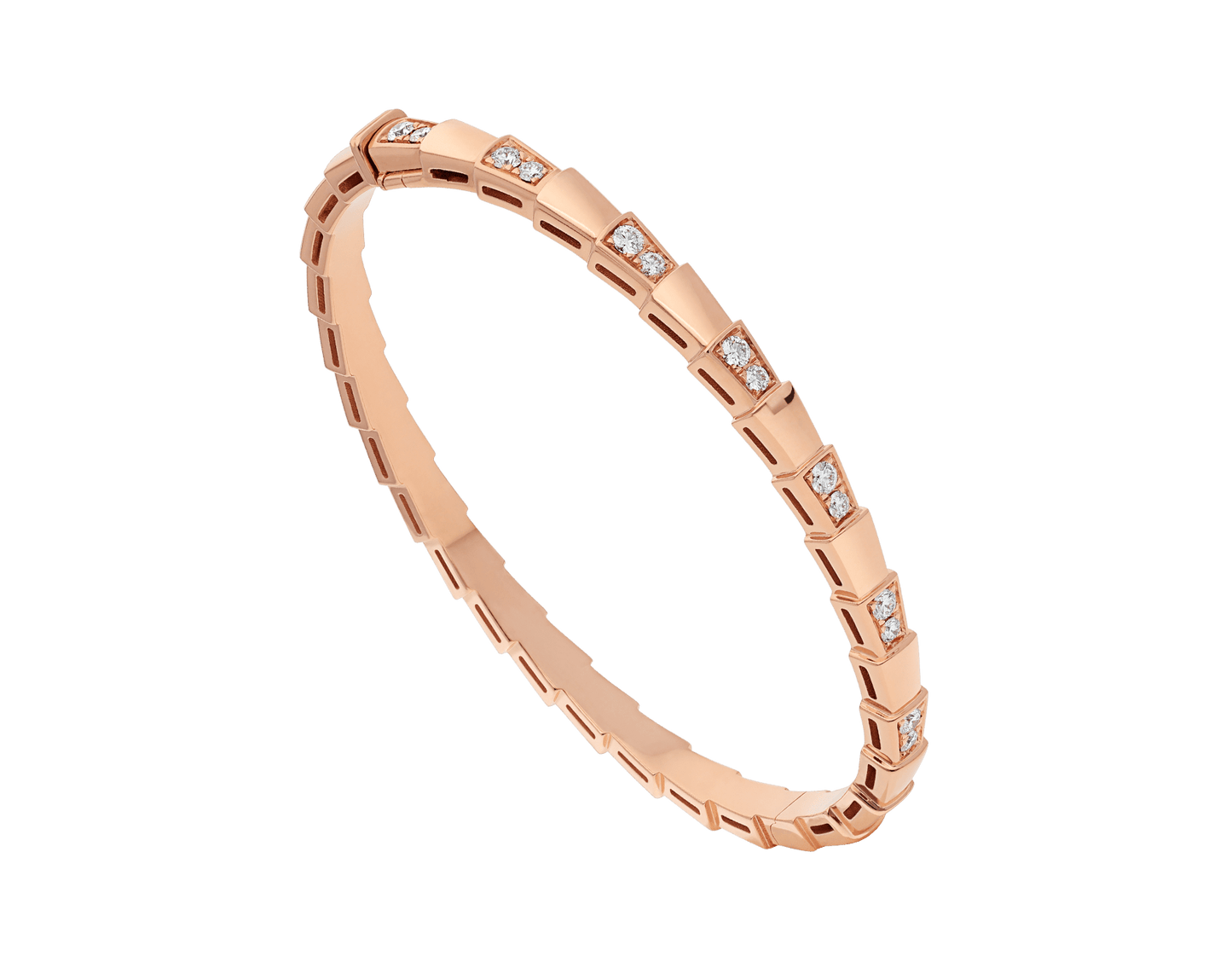 [LUXORA]SERPENTI BRACELET PINK GOLD DIAMOND