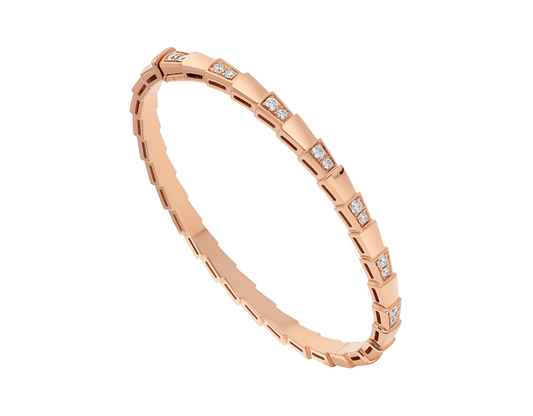 [LUXORA]SERPENTI SMALL BRACELET PINK GOLD DIAMOND
