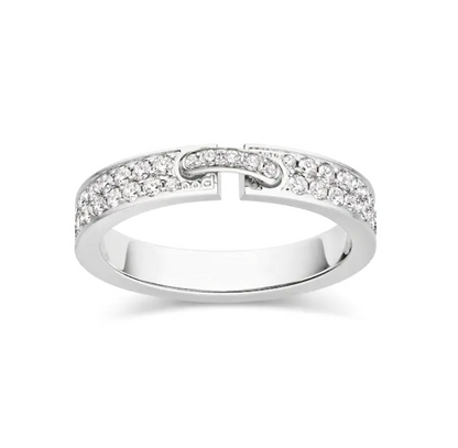 [LUXORA]ALLIANCE LIENS VIDENCE PAVED DIAMOND 4MM RING