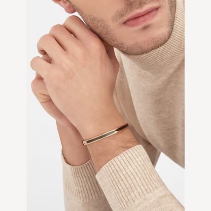 [LUXORA]ZERO 1 PINK GOLD WITH BLACK CERAMIC BRACELET
