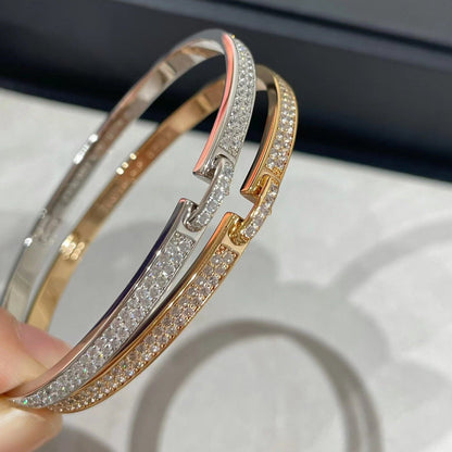 [LUXORA]LIENS VIDENCE DIAMOND PAVED BRACELET