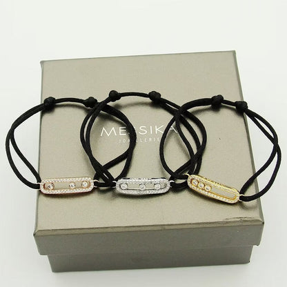 [LUXORA]Messika Care(s) pink cord pavé bracelet
