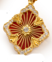 [LUXORA] B.C.L BIG SIZE  ENAMEL NECKLACE（Various colors）