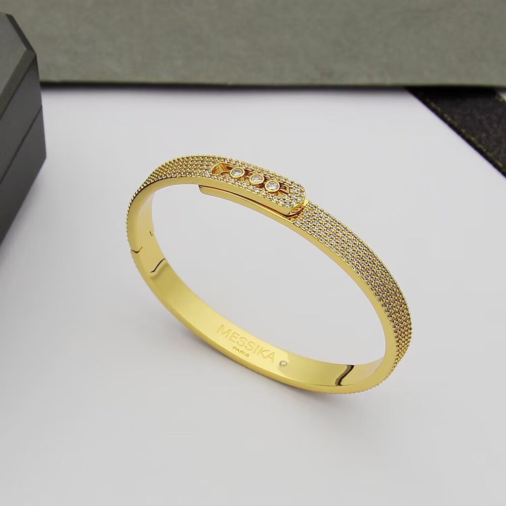 [LUXORA]Move Noa Full Pavé Diamond Bangle Bracelet