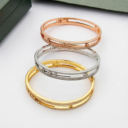 [LUXORA]Move Romane pavé bangle