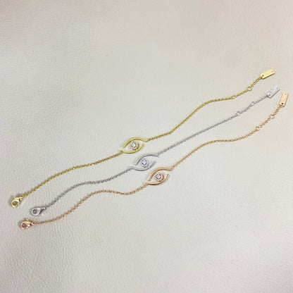 [LUXORA]Demo Eye Pave-Set Diamond Bracelet
