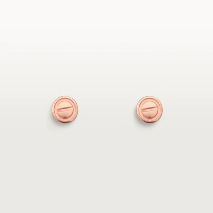 [LUXORA]LOVE EARRINGS PINK GOLD 10MM