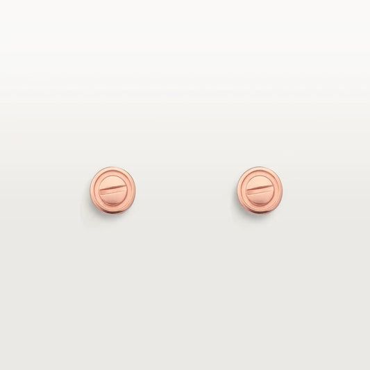 [LUXORA]LOVE EARRINGS PINK GOLD 10MM