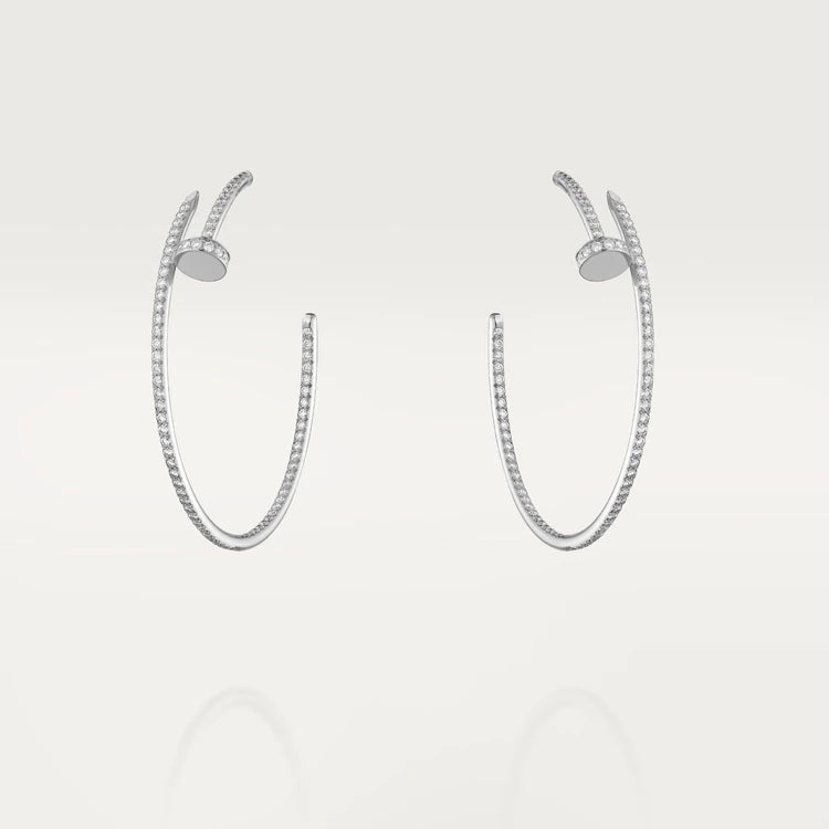 [LUXORA]JUSTE EARRINGS FULL DIAMONDS 1.8MM