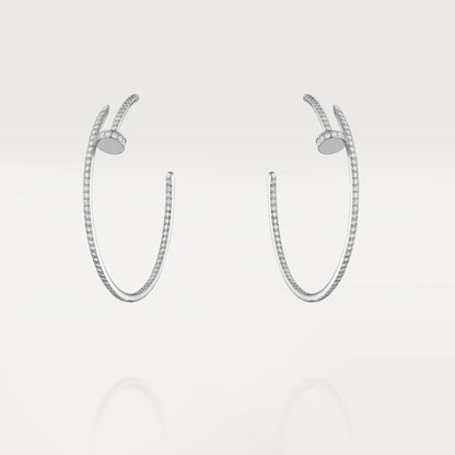 [LUXORA]JUSTE EARRINGS FULL DIAMONDS 1.8MM