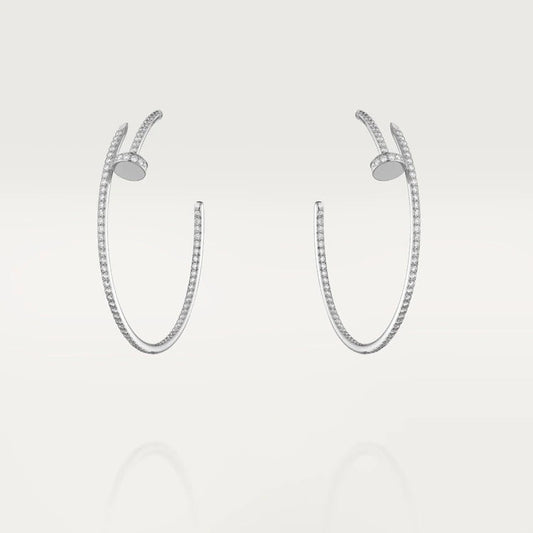 [LUXORA]JUSTE EARRINGS FULL DIAMONDS 1.8MM