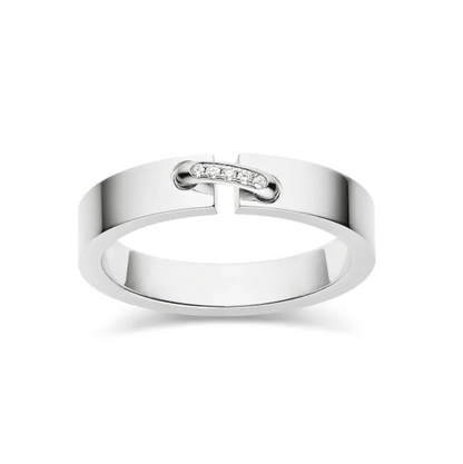 [LUXORA]ALLIANCE LIENS VIDENCE DIAMOND 4MM RING