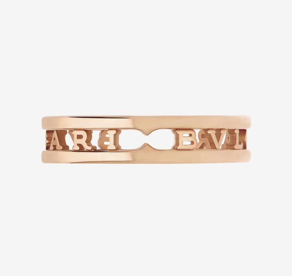 [LUXORA]ZERO 1 ONE-BAND WITH OPENWORK LOGO SPIRAL RING