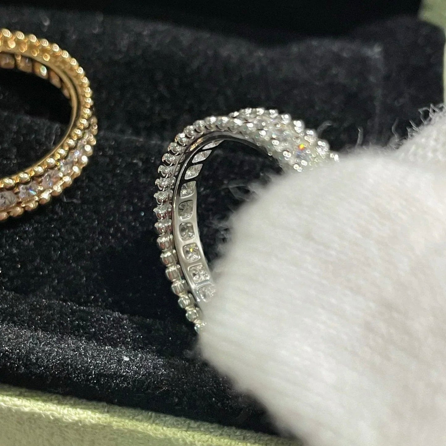 [LUXORA]PERLEE DIAMOND ROSE GOLD RING