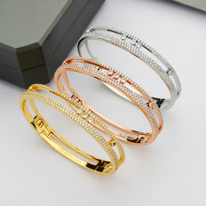 [LUXORA]Move Romane pavé bangle