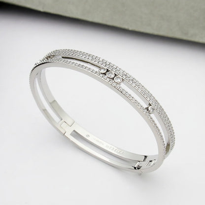 [LUXORA]Move Romane pavé bangle
