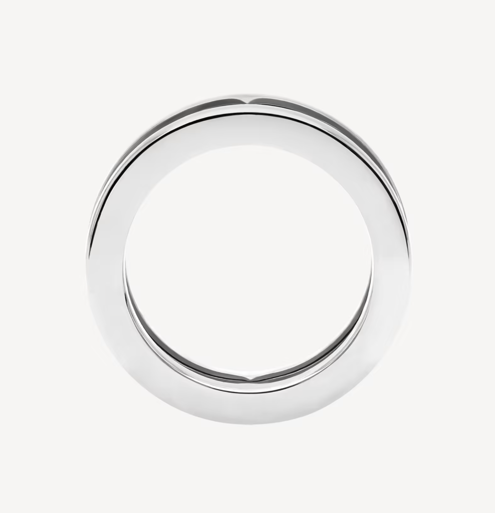 [LUXORA]ZERO 1 ONE-BAND WITH OPENWORK LOGO SPIRAL RING