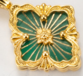 [LUXORA] B.C.L SMALL SIZE  ENAMEL NECKLACE（Various colors)