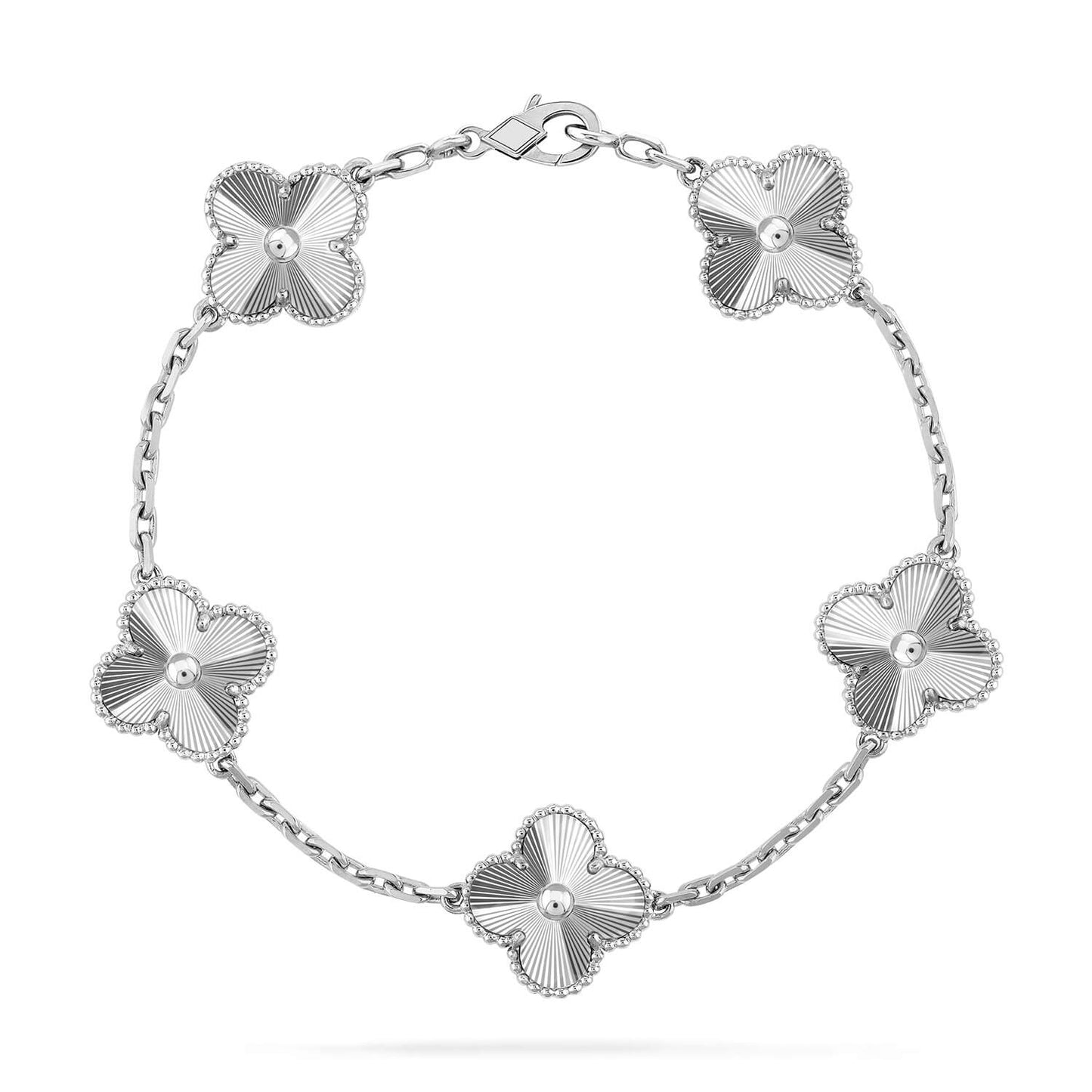 [LUXORA] CLOVER 5 MOTIF LASER BRACELET COLLECTION