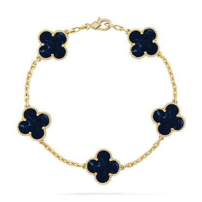 [LUXORA]CLOVER 5 MOTIF PIETERSITE BRACELET COLLECTION