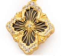 [LUXORA] B.C.L BIG SIZE  ENAMEL NECKLACE（Various colors）