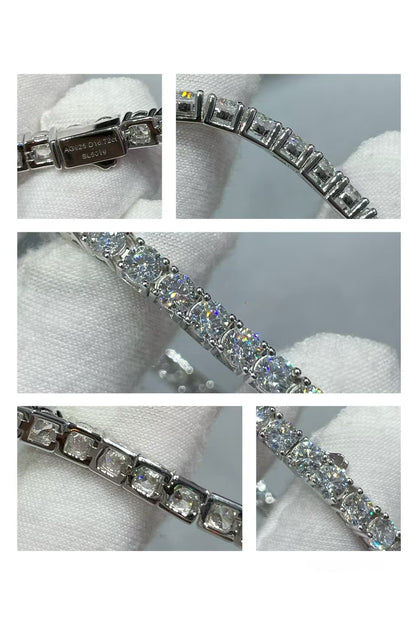 [LUXORA jewelrys]TENNIS BRACELET WITH FULL DIAMOND SETTING
