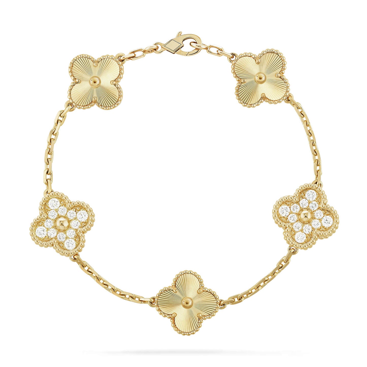 [LUXORA] CLOVER 5 MOTIF LASER BRACELET COLLECTION