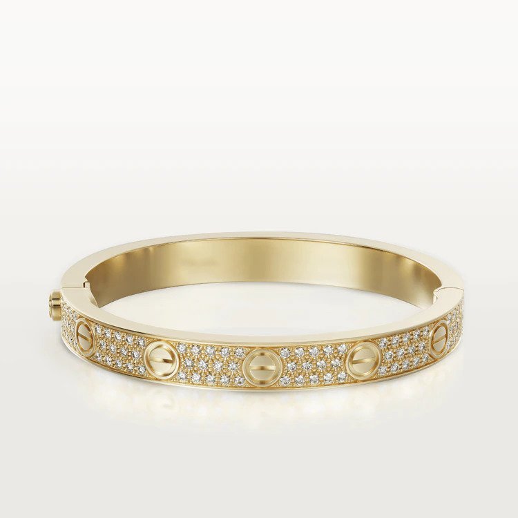 [LUXORA]LOVE BRACELET 6.1MM DIAMOND-PAVED