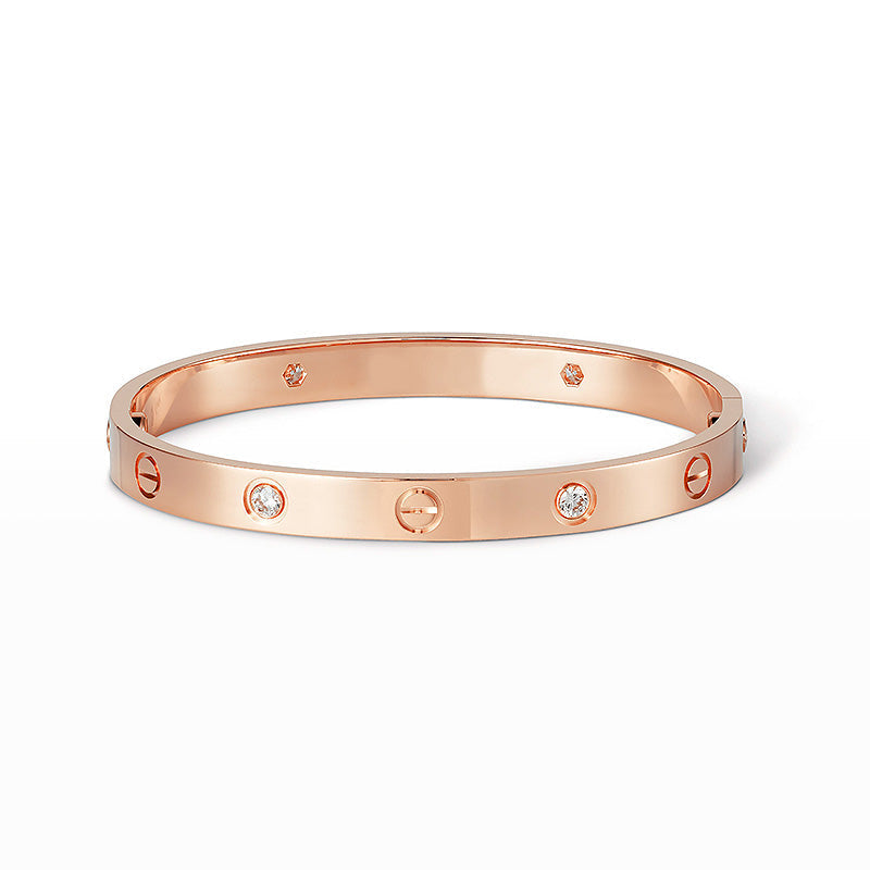 [LUXORA]LOVE BRACELET 6.1MM 4 DIAMONDS