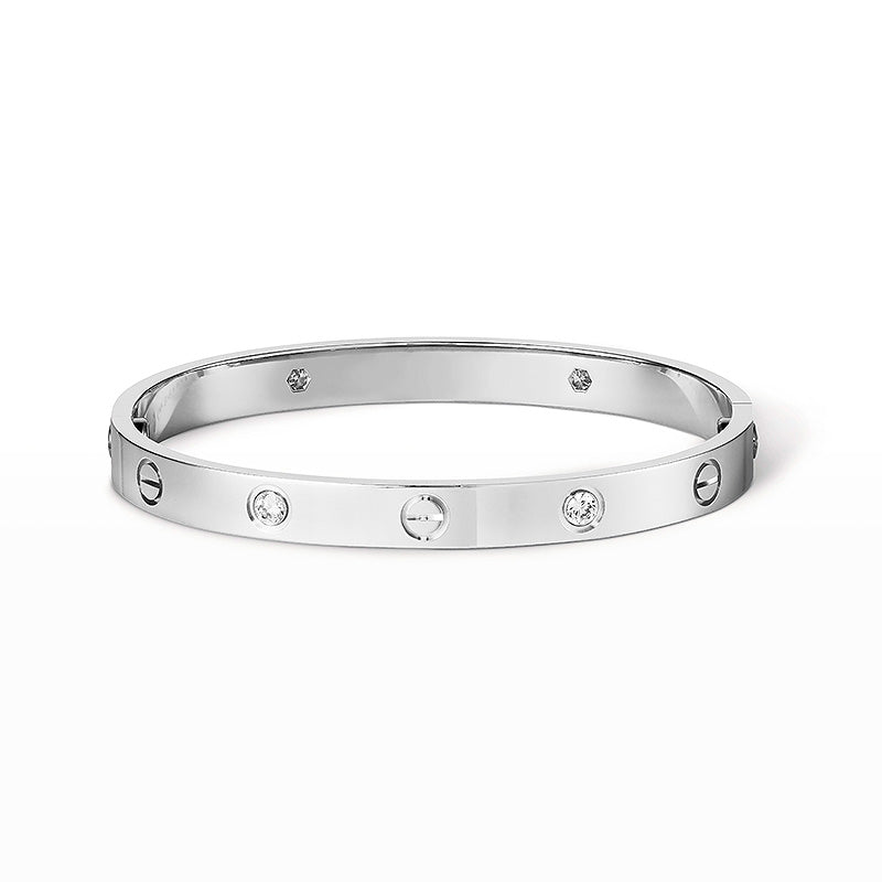 [LUXORA]LOVE BRACELET 6.1MM 4 DIAMONDS