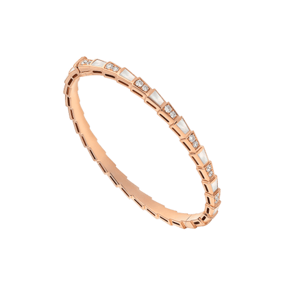 [LUXORA]SERPENTI BRACELET PINK GOLD MOP DIAMOND