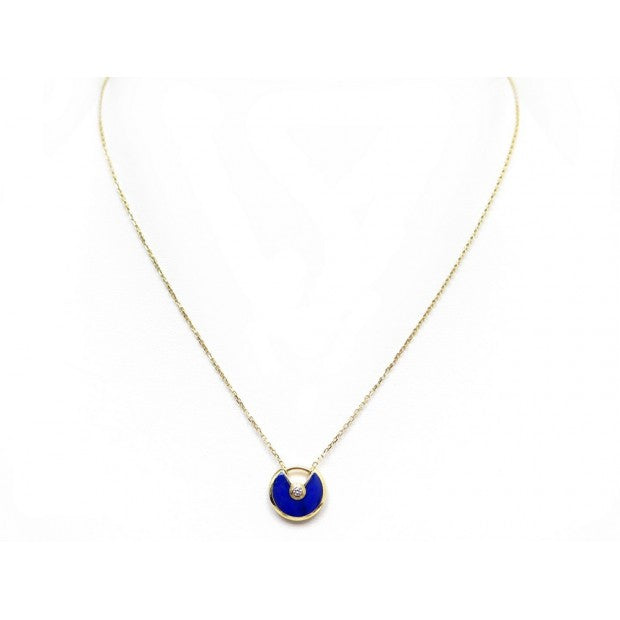 [LUXORA]AMULETTE ROSE GOLD AGATE NECKLACE